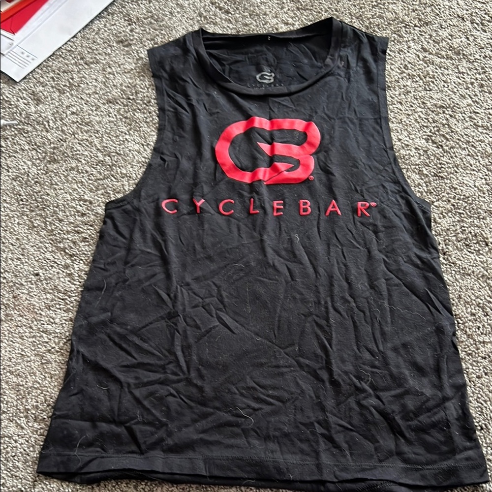 CycleBar Black Sleeveless Shirt
